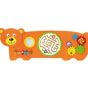 Viga Toys Sensoryczna tablica Manipulacyjna Mis Montessori 3