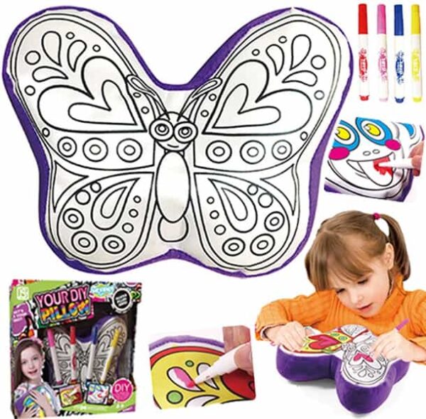 WOOPIE ART&FUN Zestaw Plastyczny dla Dziewczynki Poduszka do Malowania WOOPIE ART&FUN Zestaw Plastyczny dla Dziewczynki Poduszka do Malowania