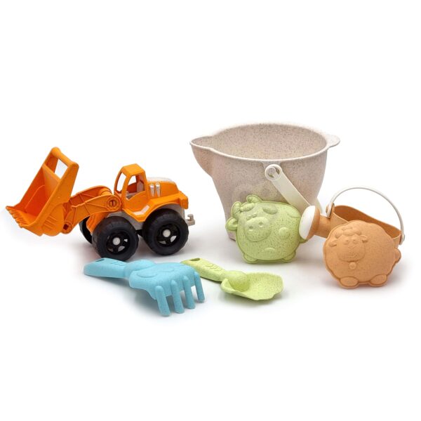 WOOPIE GREEN Zestaw do Piasku w Wiaderku 7 el. BIODEGRADOWALNY ORGANICZNY MATERIAŁ WOOPIE GREEN Zestaw do Piasku w Wiaderku 7 el. BIODEGRADOWALNY ORGANICZNY MATERIAŁ