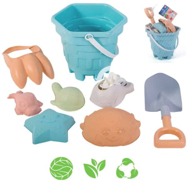 WOOPIE GREEN Zestaw do Piasku w Wiaderku 8 el. BIODEGRADOWALNY ORGANICZNY MATERIAŁ WOOPIE GREEN Zestaw do Piasku w Wiaderku 8 el. BIODEGRADOWALNY ORGANICZNY MATERIAŁ