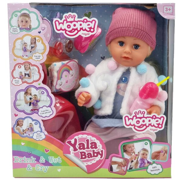 WOOPIE ROYAL Lalka Interaktywna Zosia w Czapce 43 cm + Akc. WOOPIE ROYAL Lalka Interaktywna Zosia w Czapce 43 cm + Akc.