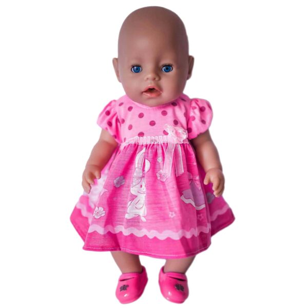 WOOPIE-Ubranko-dla-Lalki-Rozowa-Sukienka-Kroliczek-43-46-cm-1 WOOPIE-Ubranko-dla-Lalki-Rozowa-Sukienka-Kroliczek-43-46-cm-1