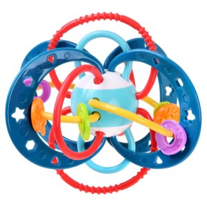 WOOPIE Zabawka Sensoryczna 2w1 Gryzak Grzechotka Montessori 1