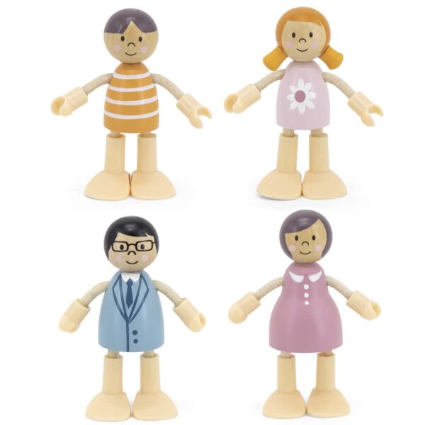 VIGA PolarB Drewniane Lalki Rodzina Lalek Zestaw Figurki VIGA PolarB Drewniane Lalki Rodzina Lalek Zestaw Figurki