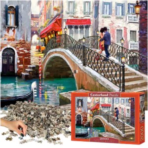 CASTORLAND Puzzle 2000 elementów Venice Bridge - Wenecki Most 92x68cm