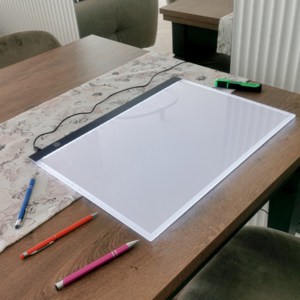 Deska kreslarska tablica kalka podswietlana LED A3 9
