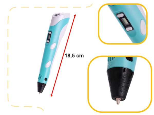 KX5381 Długopis drukarka pen 3D zestaw + wkłady 9 metrów 3 KX5381 Długopis drukarka pen 3D zestaw + wkłady 9 metrów 3