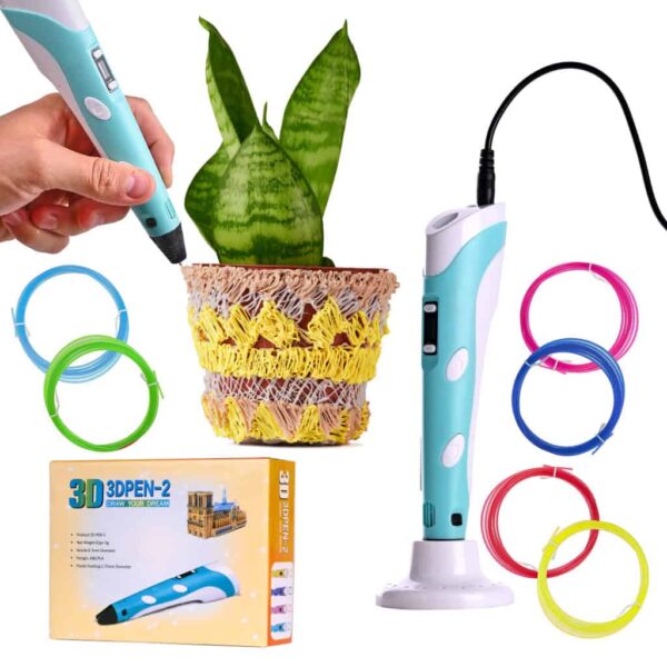 Długopis drukarka pen 3D zestaw wkłady filament 90 metrów Długopis drukarka pen 3D zestaw wkłady filament 90 metrów