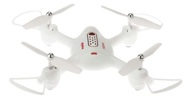Dron z kamerą na pilota zdalnie sterowany RC Syma X23W 2.4GHz 4CH FPV Wi-Fi biały Dron z kamerą na pilota zdalnie sterowany RC Syma X23W 2.4GHz 4CH FPV Wi-Fi biały