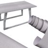 Folia okleina rolka aluminium imitująca metal metalic szczotkowana szara 1