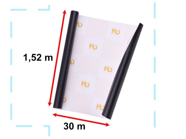 KX8728 Folia rolka carbon 3D czarna 1,27x28m 3 KX8728 Folia rolka carbon 3D czarna 1,27x28m 3