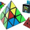 Gra logiczna Kostka łamigłówka PYRAMINX Black MoYu