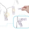 KX5740 Lampki Led Girlanda Klamerki Klipsy na zdjęcia 3m 20LED