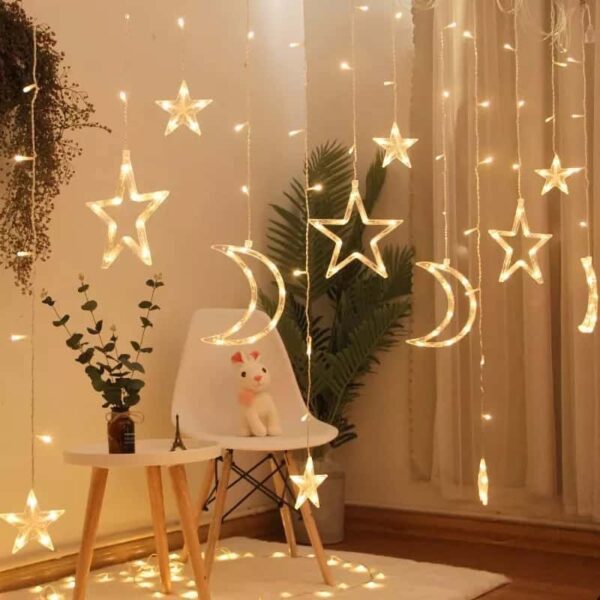 Lampki-LED-kurtyna-ksiezyc-gwiazdy-25m-138LED-cieply-3 Lampki-LED-kurtyna-ksiezyc-gwiazdy-25m-138LED-cieply-3