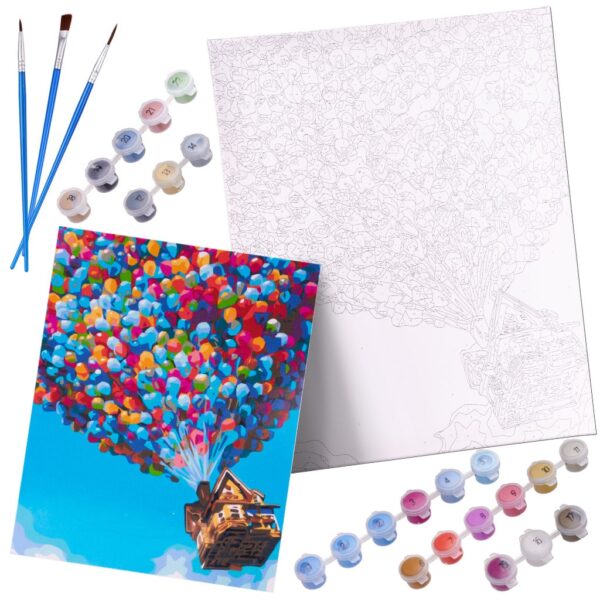 Malowanie po numerach obraz 40x50cm balon Malowanie po numerach obraz 40x50cm balon
