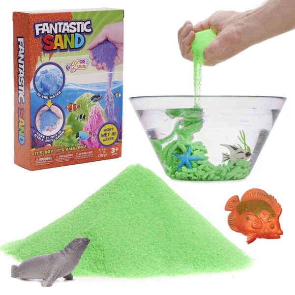 Piasek magiczny wodny 300g + stworzenia morskie Piasek magiczny wodny 300g + stworzenia morskie