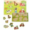 Puzzle-drewniane-ukladanka-farma-traktor-krowa-1