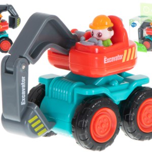Samochód dla dzieci auto budowlane zabawka dla dwulatka koparka HOLA