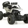 Samochód zdalnie sterowany na pilota RC Rock Crawler 1:12 4WD METAL srebrny