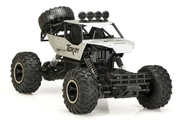 Samochód zdalnie sterowany na pilota RC Rock Crawler 1:12 4WD METAL srebrny Samochód zdalnie sterowany na pilota RC Rock Crawler 1:12 4WD METAL srebrny