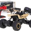 Samochód zdalnie sterowany na pilota RC Rock Crawler 1:12 4WD METAL złoty