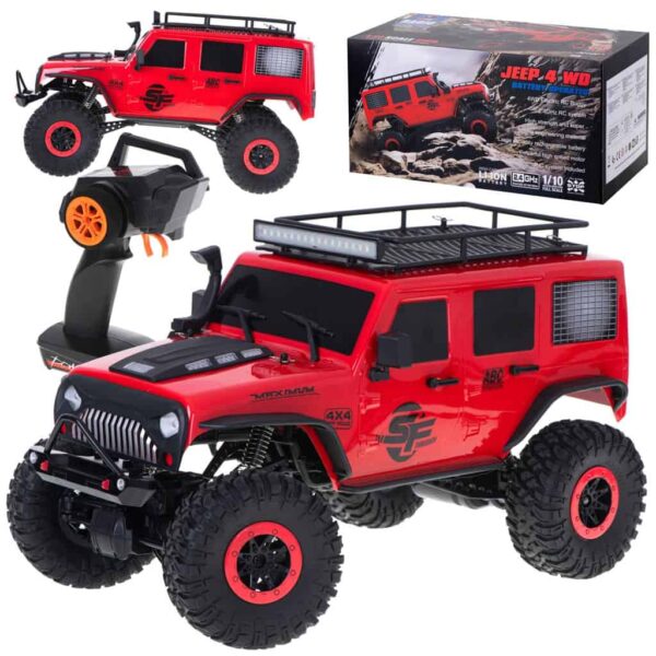 Samochód zdalnie sterowany na pilota RC WLToys 104311 Rock Crawler 1:10 15km/h Samochód zdalnie sterowany na pilota RC WLToys 104311 Rock Crawler 1:10 15km/h
