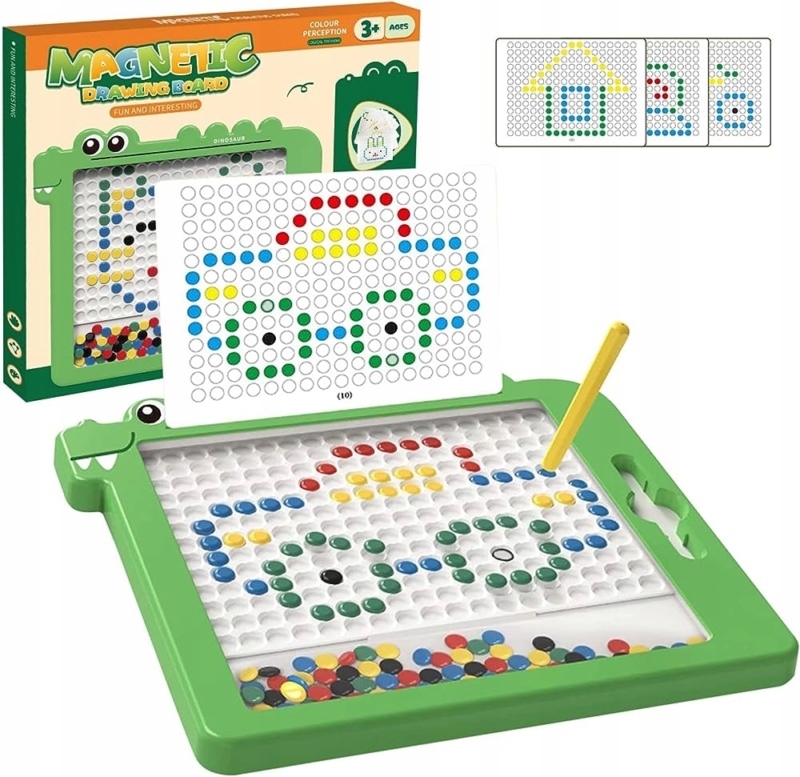 WOOPIE Tablica Magnetyczna dla Dzieci Montessori MagPad Dinozaur 1