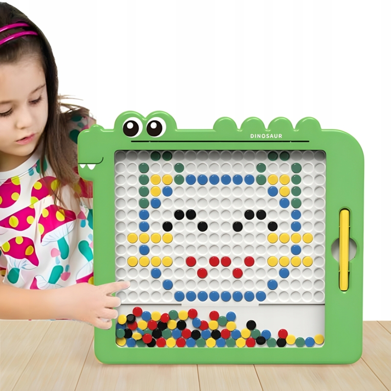 WOOPIE Tablica Magnetyczna dla Dzieci Montessori MagPad Dinozaur 3