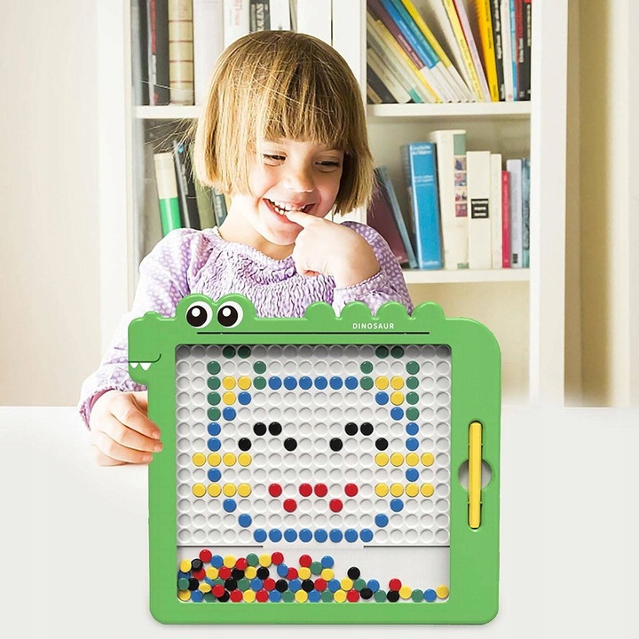 WOOPIE Tablica Magnetyczna dla Dzieci Montessori MagPad Dinozaur 4