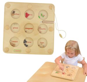 Co Przyciągnie Magnes Edukacyjna Gra Tabliczka Masterkidz Montessori