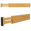 Organizer do szuflady regulowany separator bambusowy 43x6x1