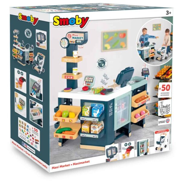 Smoby-Maximarket-Wozek-Elektroniczna-Kasa-ze-Skanerem-Waga-i-Lodowka-5 Smoby-Maximarket-Wozek-Elektroniczna-Kasa-ze-Skanerem-Waga-i-Lodowka-5
