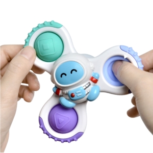 WOOPIE BABY Spinner Zabawka Sensoryczna Rakieta Kosmita Ufo 3 szt 2