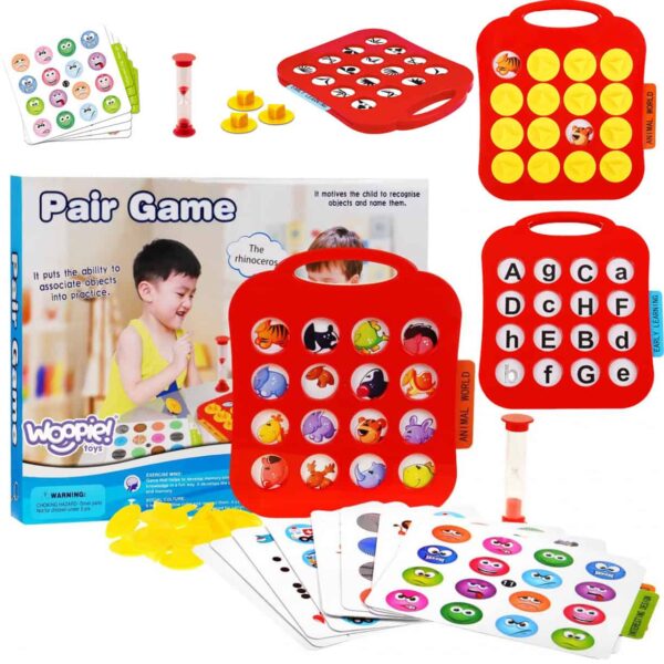 WOOPIE Gra Logiczna Memory Połącz w Pary na Czas 3+ WOOPIE Gra Logiczna Memory Połącz w Pary na Czas 3+
