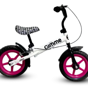 Rowerek biegowy z hamulcem Nemo 11 rozowy 3 GIMME 1