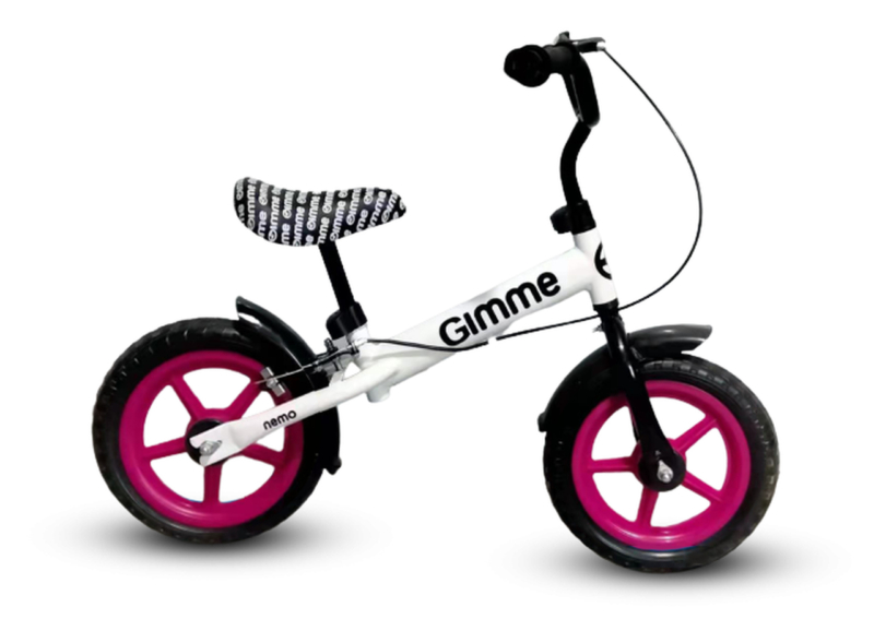 Rowerek biegowy z hamulcem Nemo 11 rozowy 3 GIMME 1