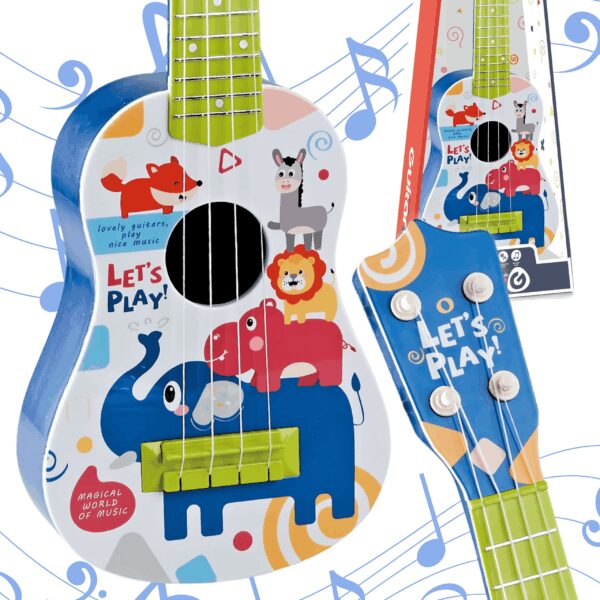 WOOPIE Gitara Klasyczna dla Dzieci Niebieska 57cm WOOPIE Gitara Klasyczna dla Dzieci Niebieska 57cm