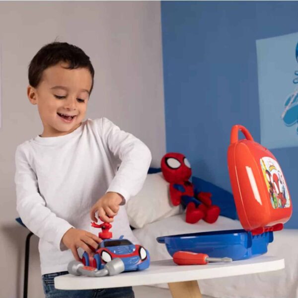 Smoby-Walizka-z-Narzedziami-Spidey-Samochod-do-Skrecania-4 Smoby-Walizka-z-Narzedziami-Spidey-Samochod-do-Skrecania-4
