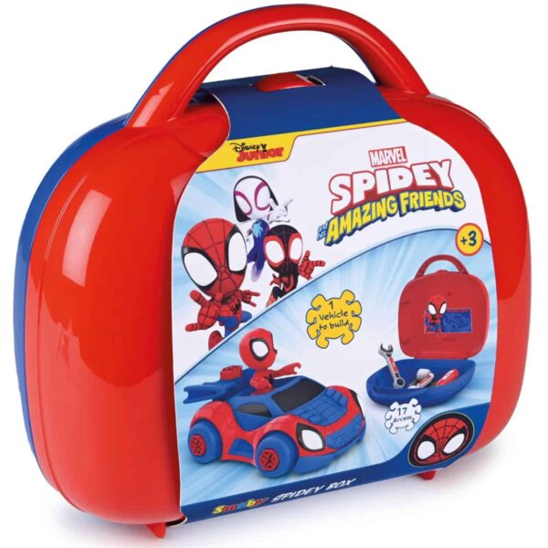 Smoby-Walizka-z-Narzedziami-Spidey-Samochod-do-Skrecania-7 Smoby-Walizka-z-Narzedziami-Spidey-Samochod-do-Skrecania-7