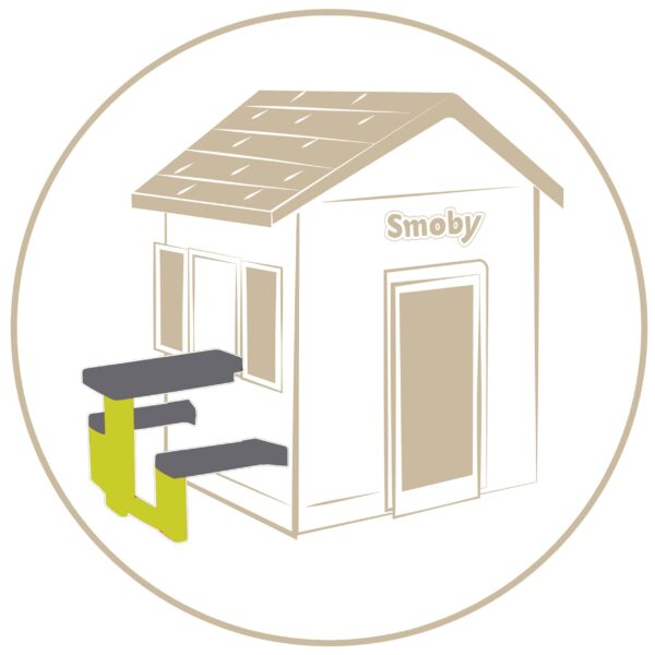 SMOBY-Stolik-Piknikowy-do-Domkow-Ogrodowych-6 SMOBY-Stolik-Piknikowy-do-Domkow-Ogrodowych-6