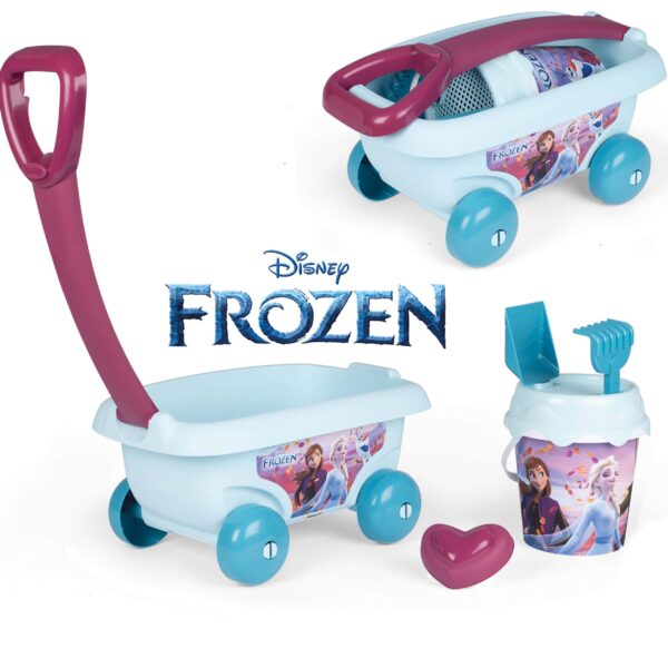 SMOBY Wózek i Zestaw do Piasku z Motywem FROZEN Kraina Lodu SMOBY Wózek i Zestaw do Piasku z Motywem FROZEN Kraina Lodu
