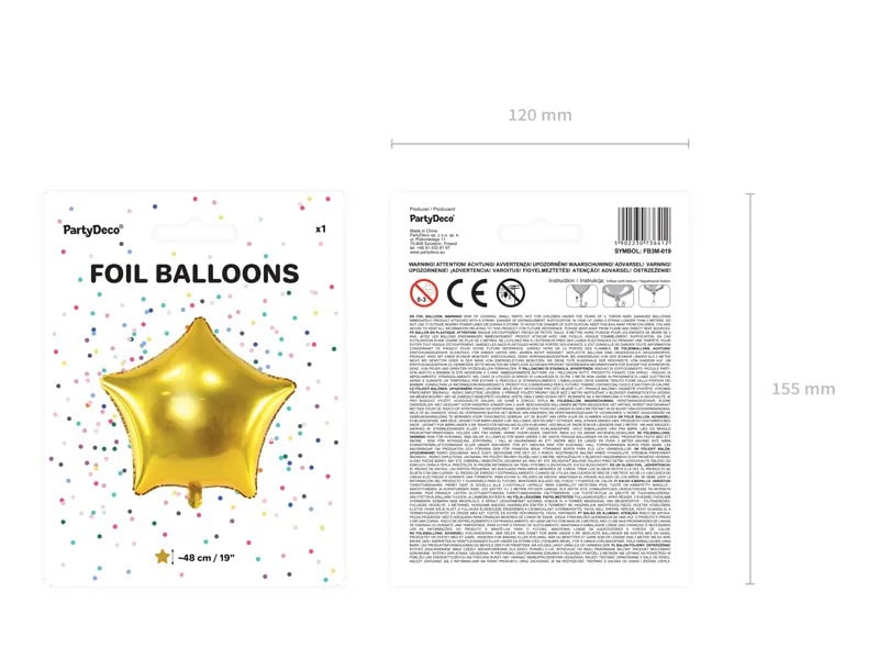 Balon-foliowy-Gwiazdka-zlota-48cm-2 Balon-foliowy-Gwiazdka-zlota-48cm-2