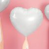 Balon-foliowy-Serce-biale-45cm-1