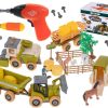 Gospodarstwo rolne farma traktor kombajn maszyny rolnicze zwierzęta zagroda konie + narzędzia wkrętarka