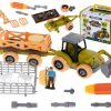 Gospodarstwo rolne farma traktor maszyny rolnicze zwierzęta zagroda owce + śrubokręt