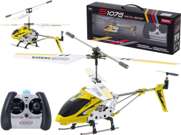 Helikopter zdalnie sterowany na pilota RC SYMA S107G żółty Helikopter zdalnie sterowany na pilota RC SYMA S107G żółty