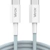 Kabel USB-C dwie końcówki USB-C 65W 3A 1m premium