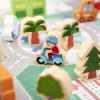 KX6198 Klocki drewniane edukacyjne miasto puzzle 120el 9