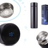 KX6358_1 Kubek termiczny termos smart LED 500ml srebrny 2