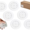 Lampka bezprzewodowa lampki LED na baterie 6szt. + pilot